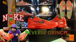 KOBE 6 REVERSE GRINCH REVIEW [upl. by Odracir]