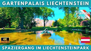 Österreich Wien 💫 Liechtensteinpark Spaziergang 2024  Rundgang in 4K [upl. by Allenaj906]