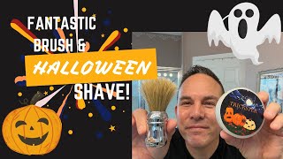 Halloween Shave amp a Fantastic Shave Brush [upl. by Jessa680]