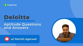 Deloitte Aptitude Test Questions and Answers [upl. by Ginny]