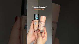 Oxidation Test  Maybelline vs Mars mars maybelline foundation [upl. by Legir811]