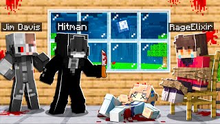 He Hired a HITMAN to Hunt My FAMILY in Minecraft [upl. by Claudius]