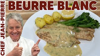 How to Make a Beurre Blanc Butter Sauce  Chef JeanPierre [upl. by Esenej]