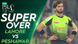 Super Over  Lahore Qalandars vs Peshawar Zalmi  HBL PSL 7  ML2L [upl. by Anuat270]