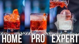 How To Make a Negroni Cocktail Home  Pro  Expert [upl. by Namlas]