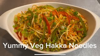 Quick and Tasty Veg Hakka Noodles [upl. by Ahsenot]