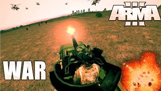 ARMA 3  Three Twats declare WAR ON THE BRITISH  Antistasi [upl. by Yelkrab]