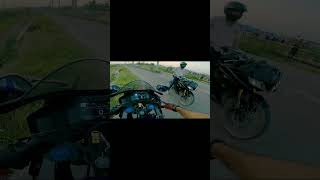 বাইক রেস  Yamaha r15 v3 vs R15 v4  R15 v4 BS7  Bike Race shortsfeed bikerace r15v4 [upl. by Carree]