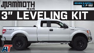 20042013 F150 Mammoth 3quot Leveling Kit 2WD amp 4WD Review amp Install [upl. by Dahij]