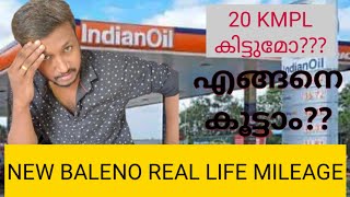 New baleno 2022 real life mileageuser experience  20 kmpl petrol new mileage test [upl. by Eldreda241]