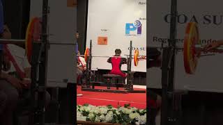 History created Arush Sharma 53 kg weight category broke national record with highest lift of 110kg [upl. by Namyl684]