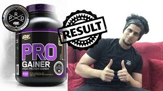 ON Pro gainer result  Honest Review [upl. by Mihalco]