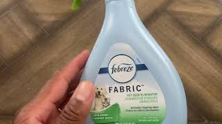 Febreze Fabric Refresher Spray Review Does It Work [upl. by Ilojna]