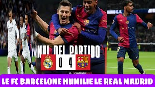 Barcelone imilye Réal Madrid nan Santiago Bernabéu 40 gadon ekip mezanmi [upl. by Dranreb]