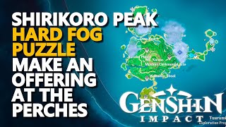 Shirikoro Peak Mist Puzzle Find Your Way through the mist Genshin Impact [upl. by Chalmers433]