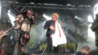 GWAR kills Trump at Rock Allegiance NJ [upl. by Ailssa]