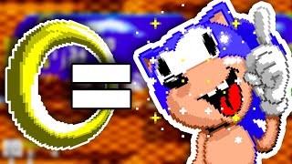 Sonic but rings make him CRAZY  Sonic Rom Hack [upl. by Navi]