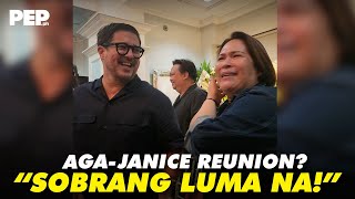 Exlovers Janice de Belen Aga Muhlach nagkita sa burol ni Mother Lily [upl. by Adnahcal]