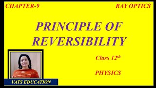 Principle of Reversibility  Chapter 9 Ray Optics Class 12 physics [upl. by Sirc779]