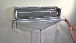 King Pump “ Open type of split air conditioner cleaning cover “ DIY and Professional quot [upl. by Etnovahs]