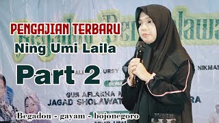 Ning Umi Laila Terbaru  Begadon  Gayam Bojonegoro Part 2 [upl. by Eilime]