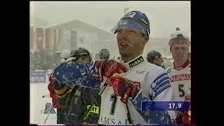 Ramsau 1999 World Ski Championships Mens 15 Km Free Pursuit Russianрусском [upl. by Aivonas]