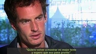 Mutua Madrid Open  Murray quotQuiero volver a mostrar mi mejor tenis y espero que eso pase prontoquot [upl. by Kcirddot]