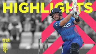 Livingstone Smashes 95 Off 78  Highlights  England v New Zealand  2nd Mens Metro Bank ODI 2023 [upl. by Atnahsal373]