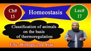 Biology Ch15Lecture17 Temperature classification in animals FSc 2nd Year [upl. by Katherine]