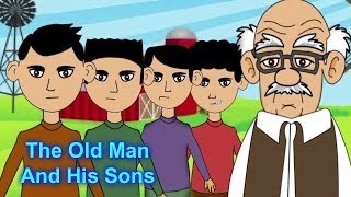 The Old Man And His Sons  Animated Moral Stories amp Bedtime Stories For Kids In English [upl. by Hatch]