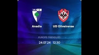 Anadia vs UD Oliveirense club friendly live stream [upl. by Namar]