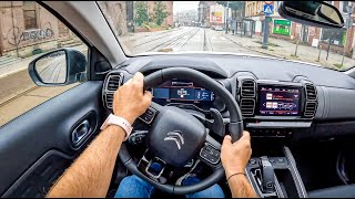 2022 Citroen C5 Aircross 12 131HP 0100 POV Test Drive 1337 Joe Black [upl. by Rovit632]