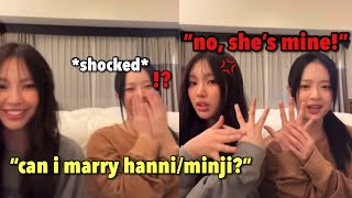 NewJeans HYEIN angry RESPONSE to bunnies asking to marry HANNI and MINJI [upl. by Evoy338]