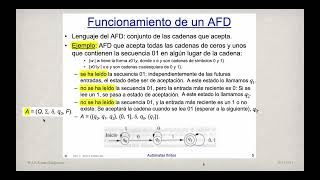 Tema 2 Autómatas Finitos Deterministas V2 [upl. by Akenn]