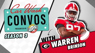 Car Wash Convos™ Season 3 Episode 23 Warren Brinson  Defensive Tackle UGA Football [upl. by Elvis146]