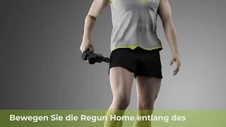 Tractus iliotibialis Massage mit der Regun Home [upl. by Brogle]