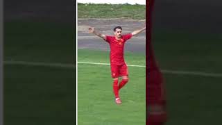 Nikola Janjić  gol iz kornera Crna Gora vs Rumunija U21 [upl. by Branscum]