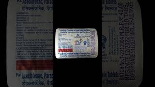 Aceclofenac  paracetamol and Trypsin  Chymotrypsin Tablets Uses in Hindi [upl. by Annodahs]