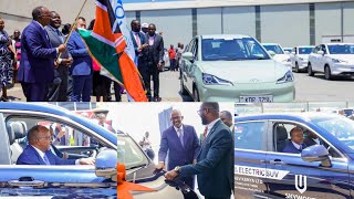 CS Duale Launches First 100 Electric Vehicles by MojaEv to Boost Kenyas Emission Reduction Efforts [upl. by Ahsan]