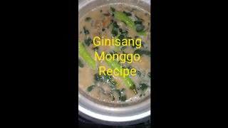 Ginisang Monggo Recipe [upl. by Coralyn677]