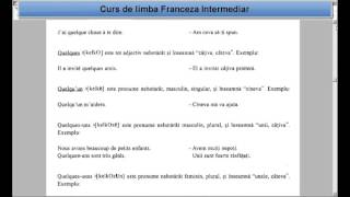 Curs de limba Franceza Intermediari temavocabular  Lectia 7 [upl. by Nereids153]