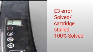 Hp Deskjet GT5820 Error E3 Cartridge Stalled on  GT5810  Ink Tank 319 e3 error solved [upl. by Ikciv]