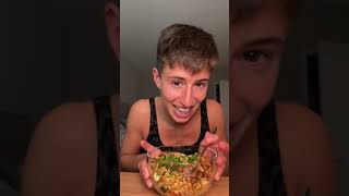 HELLO FRESH CHICKPEA BOWLS shorts hellofresh asmr mukbang mukbangeatingshow eatingshow [upl. by Nomla]