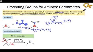 2605 Protecting Groups for Amines Carbamates [upl. by Naresh999]