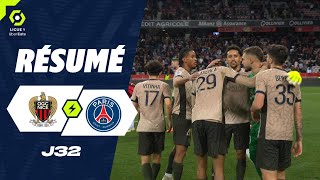 OGC NICE  PARIS SAINTGERMAIN 1  2  Résumé  OGCN  PSG  20232024 [upl. by Ai]