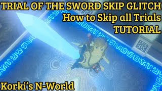 Trial of the Sword SKIP Glitch 2022 ALL TRIALS Tutorial BotW  Zelda Breath of the Wild [upl. by Lydnek932]