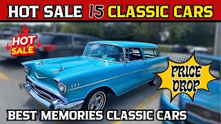 Price drops at the end of the month 15 cheap classic cars for sale by owner [upl. by Cavit]