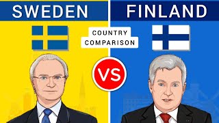 Sweden vs Finland  Country Comparison [upl. by Hgielah]