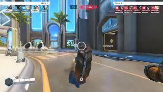 Overwatch 2  Junkrat Bot Seeing Invisible Sombra Replay Moment  Lethal Bots [upl. by Akialam]