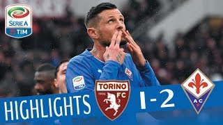 Torino  Fiorentina 12  Highlights  Giornata 29  Serie A TIM 201718 [upl. by Lledrac]